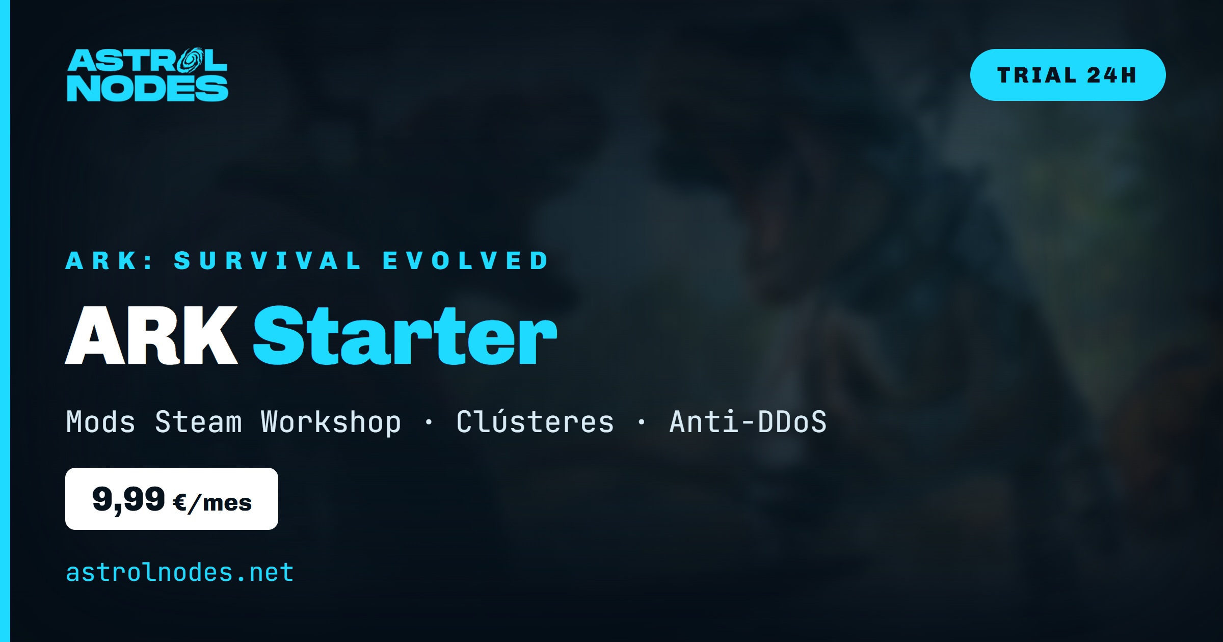 ARK Starter — ARK Server Hosting with Mods & Clusters | Astrol Nodes
