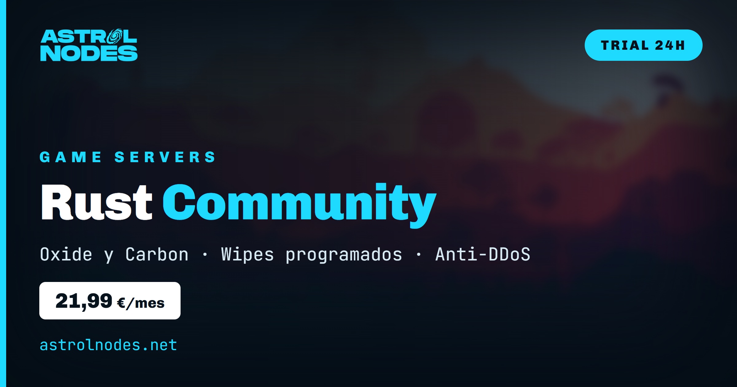 Rust Community — Rust Server Hosting with Oxide & Wipes | Astrol Nodes