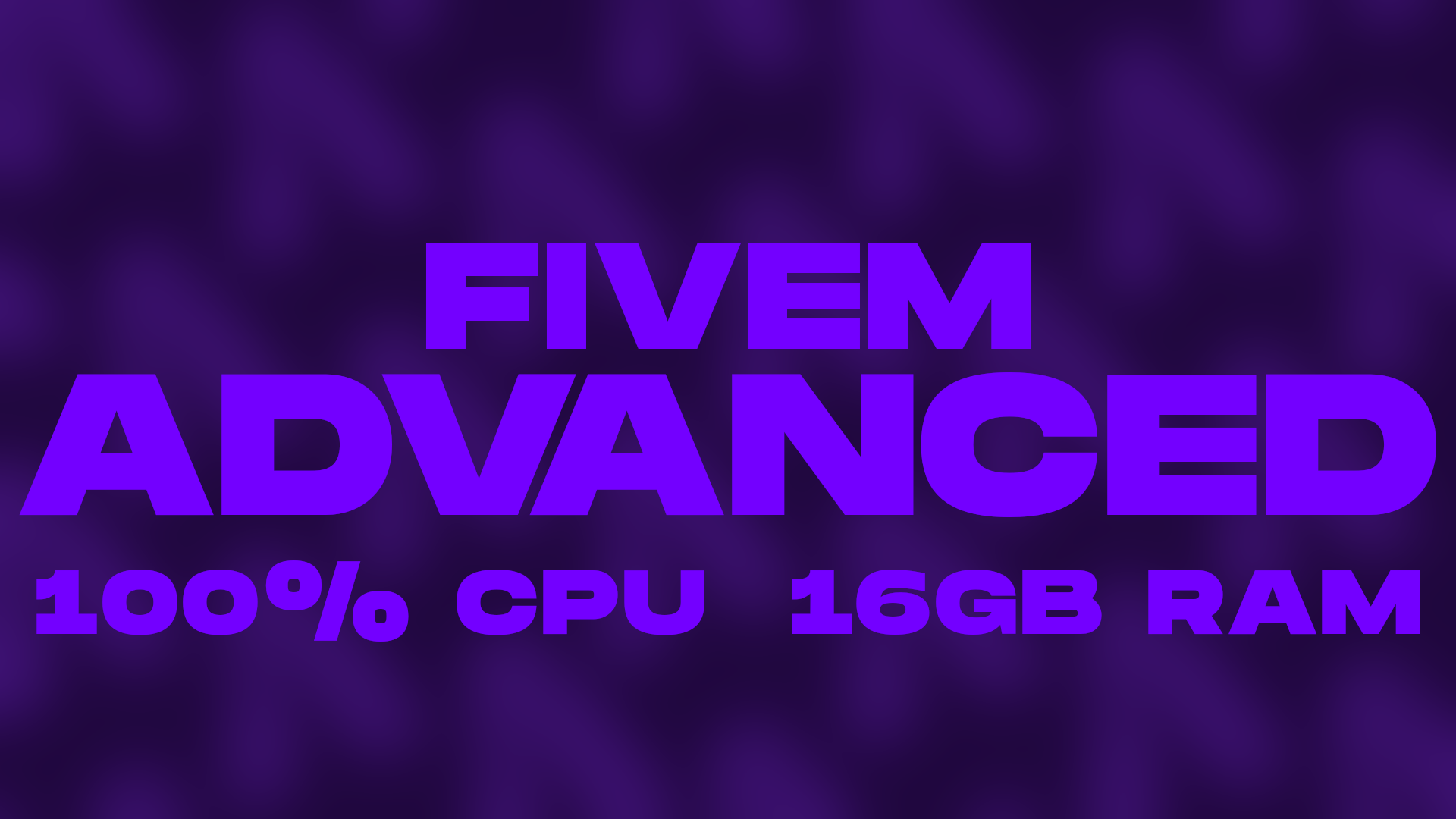 FiveM Advanced (100-128 jugadores)